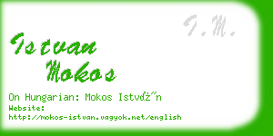 istvan mokos business card